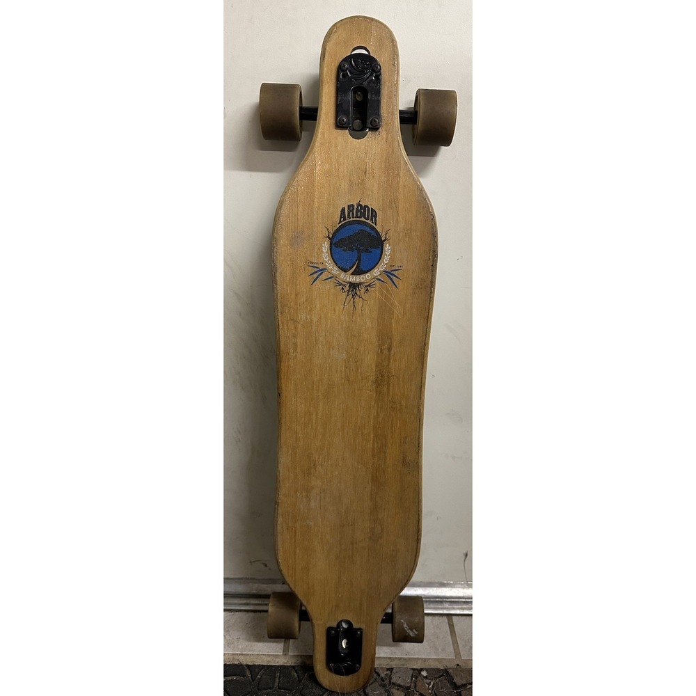 Arbor Axis Bamboo Longboard 40" Skate Stephen Matera Byron Bagwell Venice CA